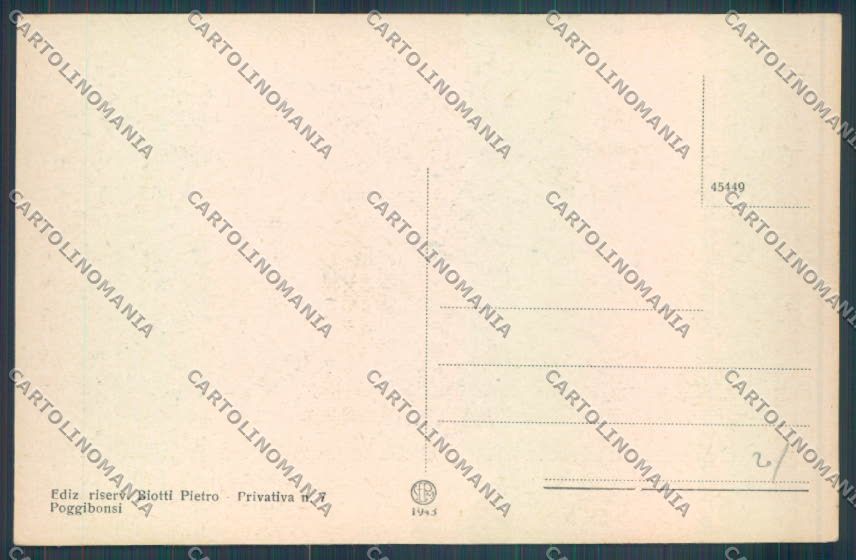 Siena Poggibonsi cartolina ZG1759 – retro