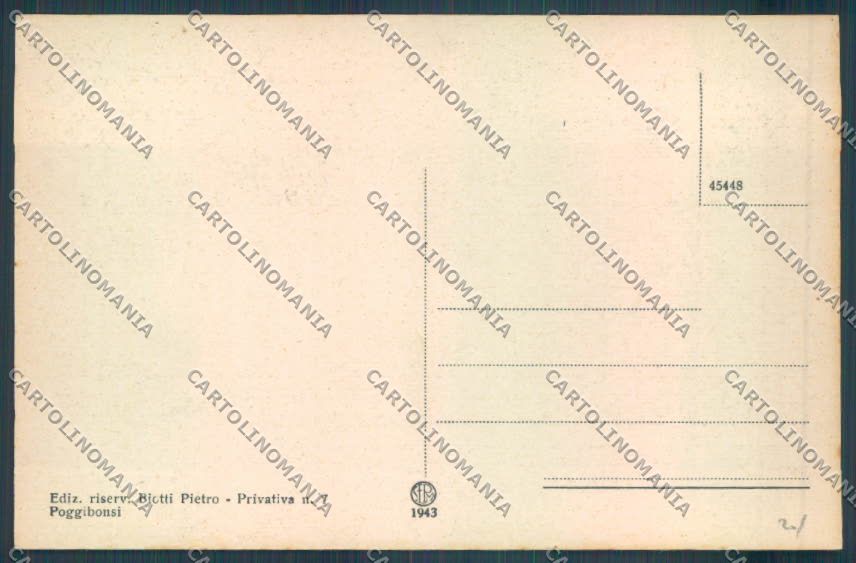 Siena Poggibonsi cartolina ZG1762 – retro