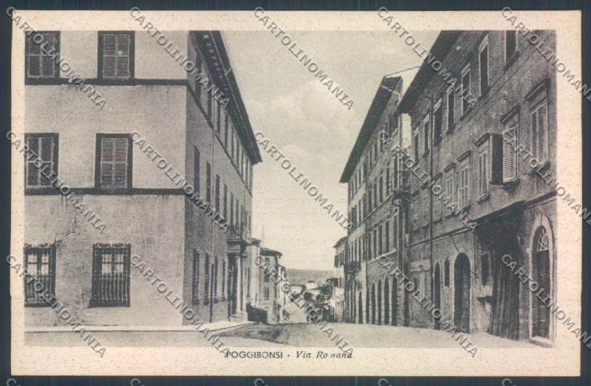 Siena Poggibonsi cartolina ZG1763 – fronte