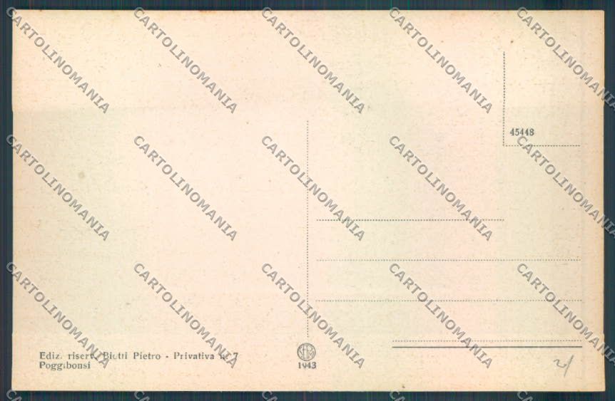 Siena Poggibonsi cartolina ZG1763 – retro