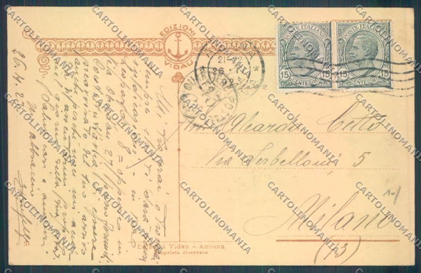 Ancona città cartolina ZG1802 – retro