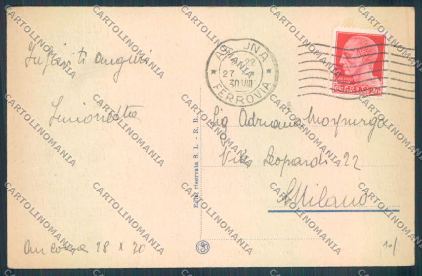 Ancona città cartolina ZG1806 – retro
