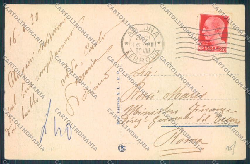 Ancona città Poste cartolina ZG1822 – retro