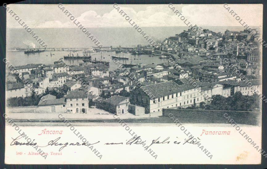 Ancona città Alterocca cartolina ZG1828 – fronte