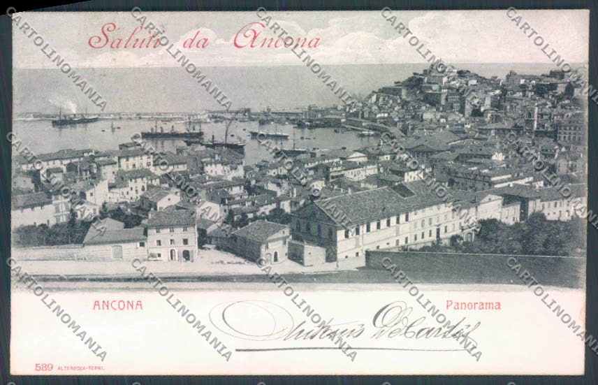 Ancona città Alterocca cartolina ZG1829 – fronte