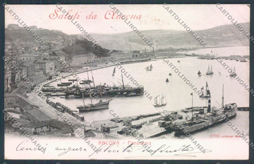 Ancona città Alterocca cartolina ZG1830 – fronte