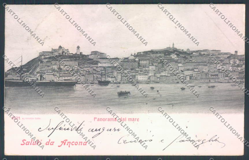 Ancona città Alterocca cartolina ZG1831 – fronte