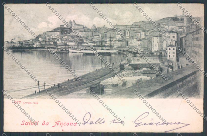 Ancona città Alterocca cartolina ZG1835 – fronte
