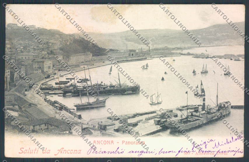 Ancona città Alterocca cartolina ZG1847 – fronte