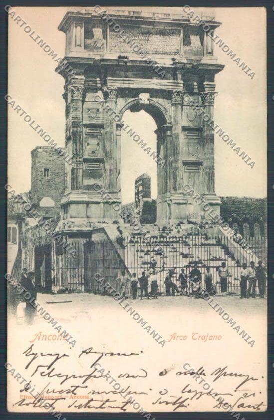 Ancona città PIEGATA cartolina ZG1862 – fronte