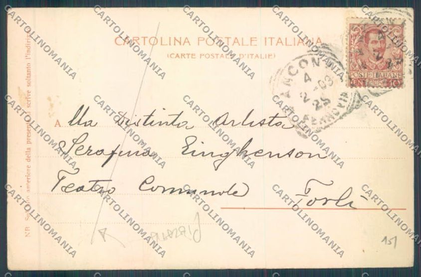 Ancona città PIEGATA cartolina ZG1862 – retro
