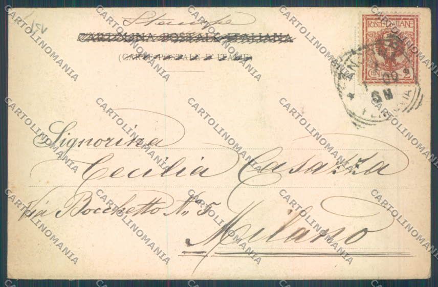 Ancona città PIEGHINA cartolina ZG1863 – retro