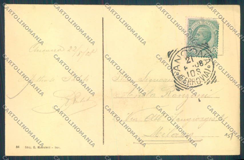 Ancona città cartolina ZG1869 – retro