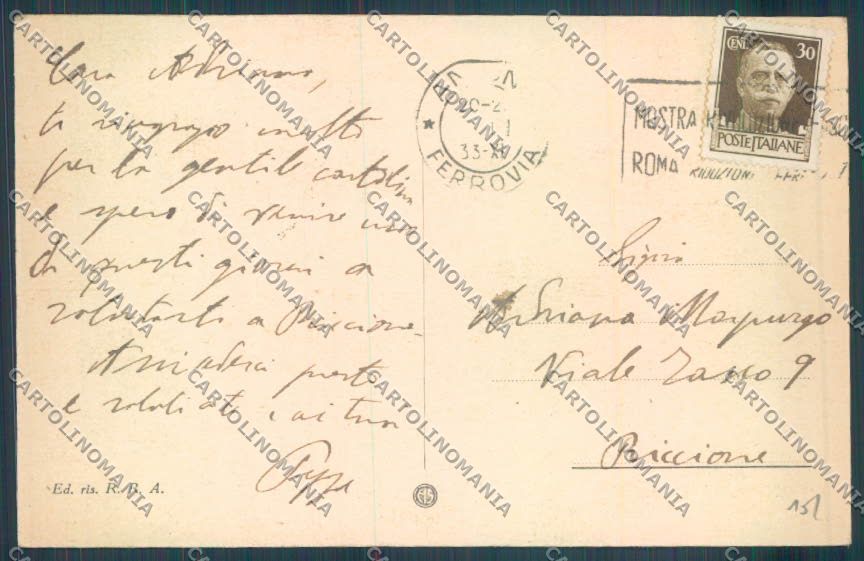 Ancona città cartolina ZG1874 – retro
