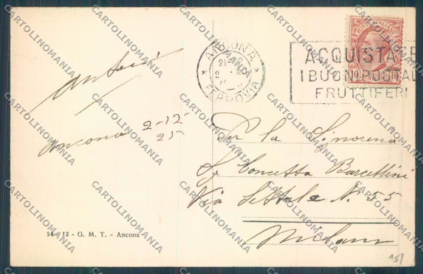 Ancona città cartolina ZG1879 – retro