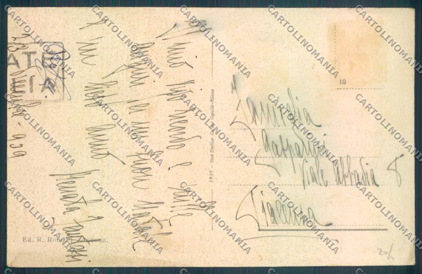 Ancona città Poste cartolina ZG1888 – retro
