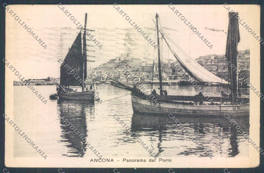 Ancona città PIEGHINE cartolina ZG1898 – fronte