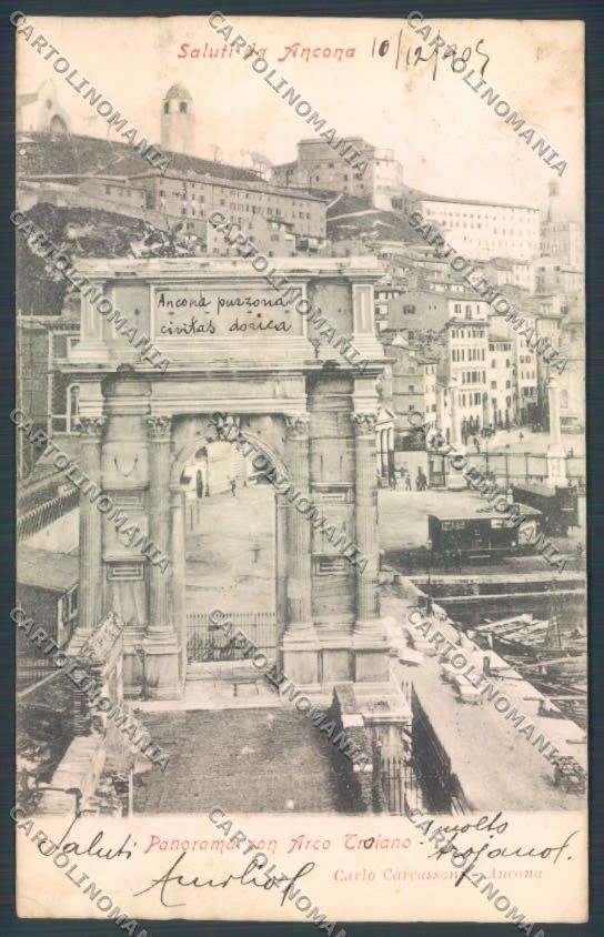 Ancona città cartolina ZG1899 – fronte