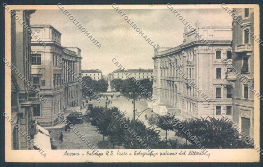 Ancona città Poste cartolina ZG1908 – fronte