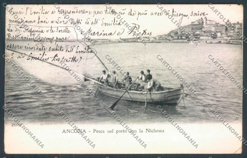 Ancona città Alterocca STRAPPO PIEGHE cartolina ZG1921 – fronte