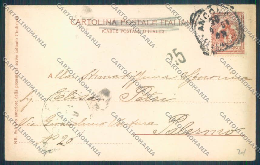 Ancona città cartolina ZG1930 – retro