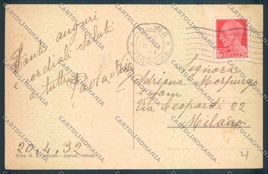 Ancona città cartolina ZG1933 – retro