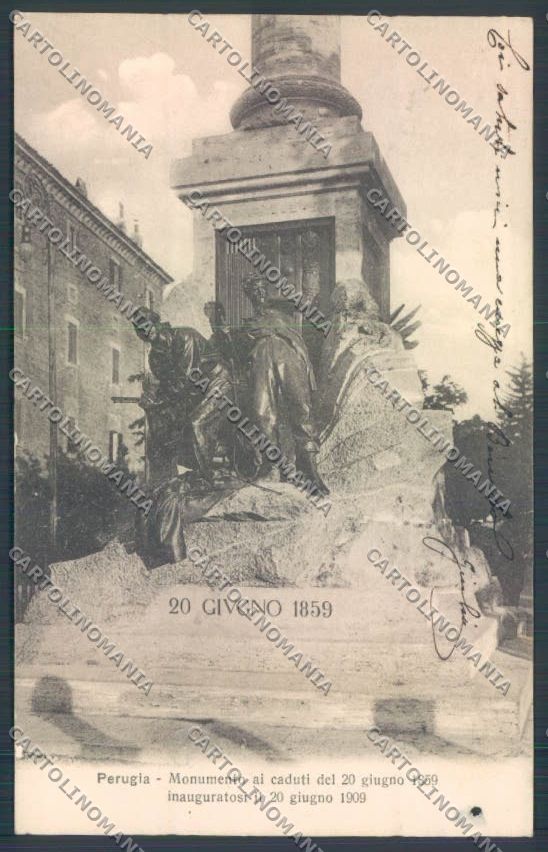 Perugia città ABRASA cartolina ZG1956 – fronte