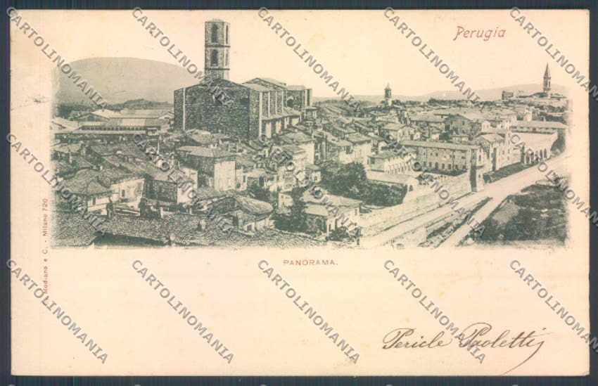 Perugia città cartolina ZG1959 – fronte