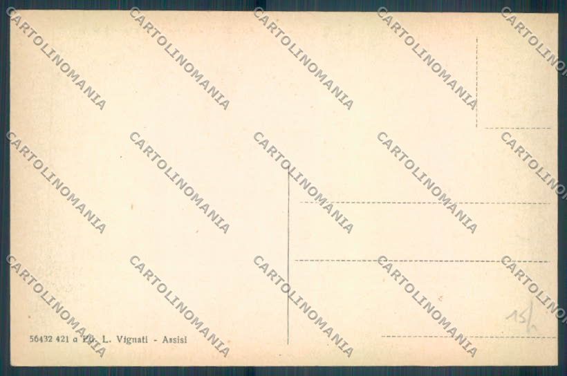 Perugia Assisi cartolina ZG1969 – retro