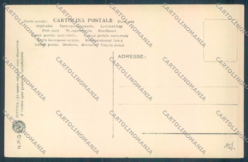 Perugia Assisi NPG Foto cartolina ZG1982 – retro
