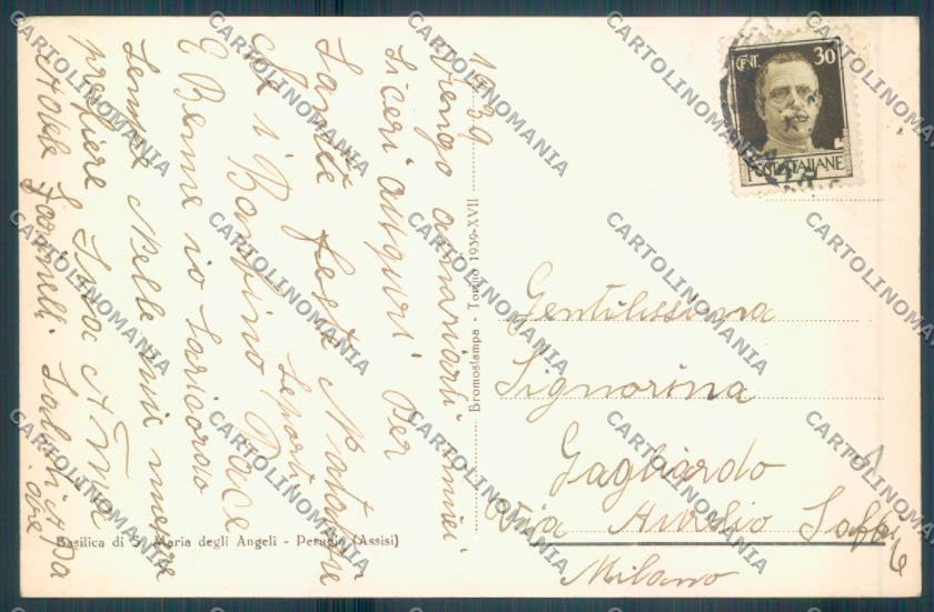 Perugia Assisi Foto cartolina ZG1998 – retro