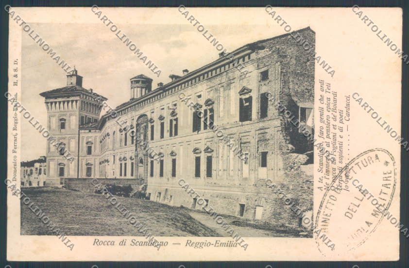 Reggio Emilia Scandiano cartolina ZG1999 – fronte