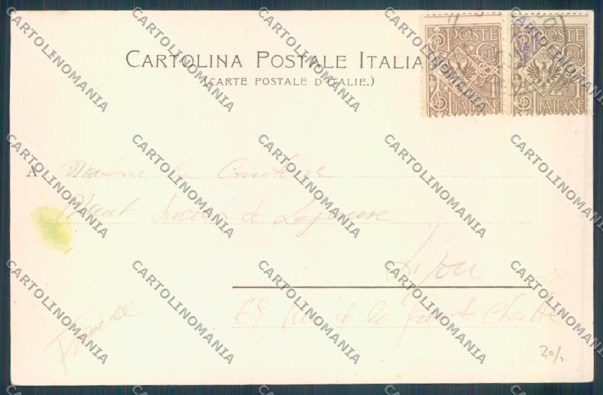 Palermo Costumi Siciliani Asino cartolina ZG2056 – retro