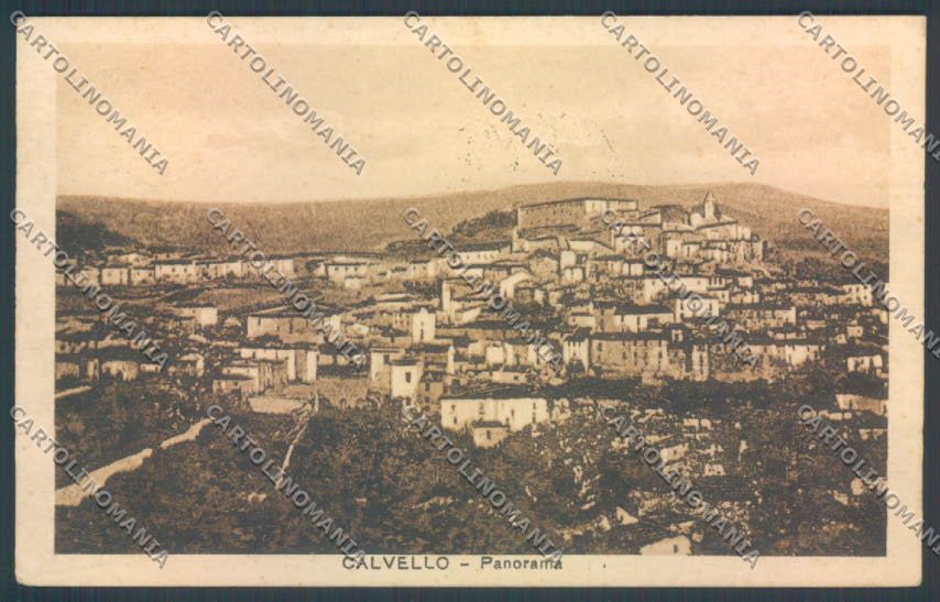 Potenza Calvello cartolina ZG2060 – fronte