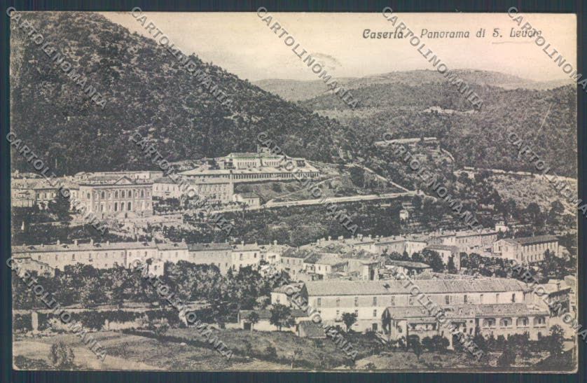 Caserta San Leucio PIEGA cartolina ZG2068 – fronte