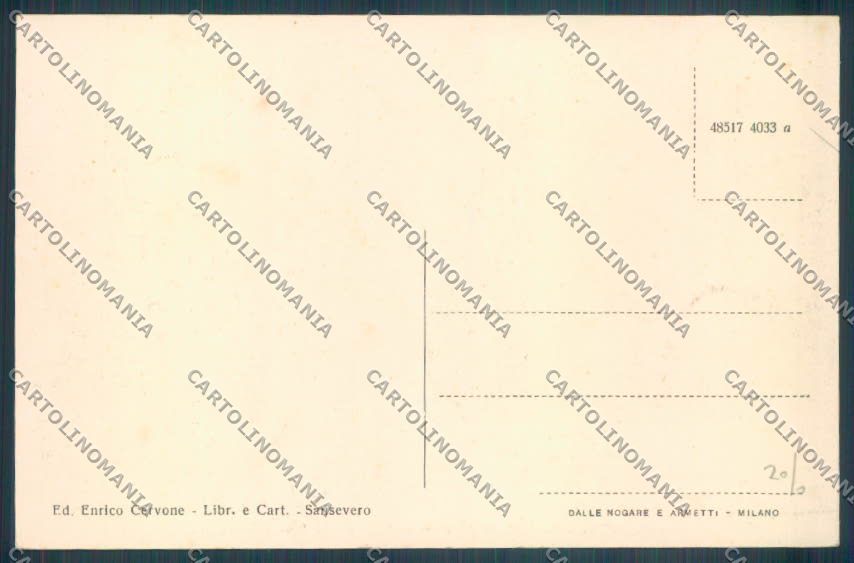 Foggia San Severo cartolina ZG2074 – retro