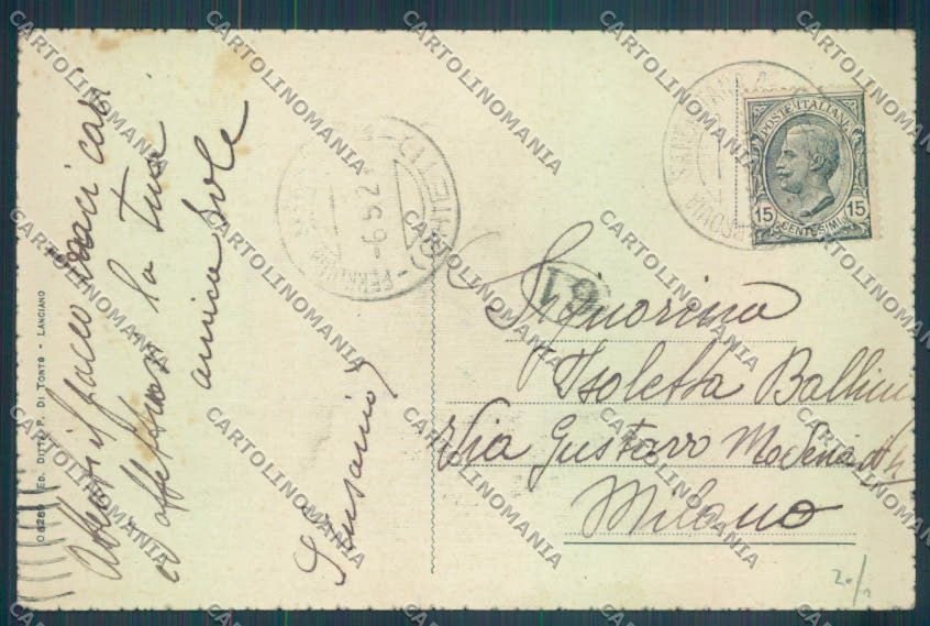 Chieti Lanciano cartolina ZG2083 – retro