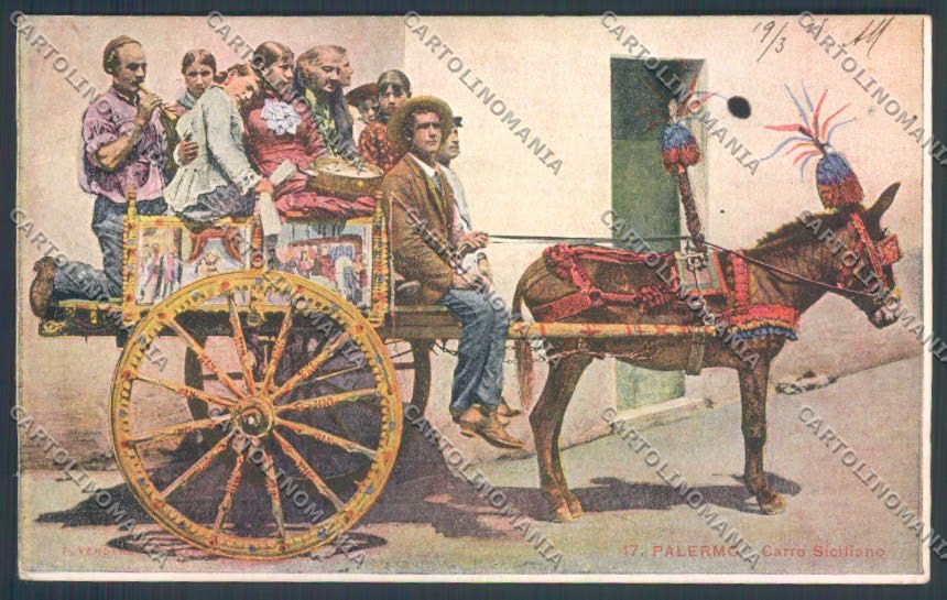Palermo Carretto Siciliano cartolina ZG2087 – fronte