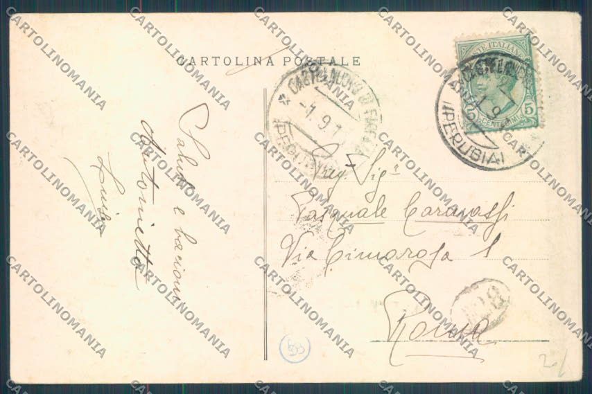 Perugia Monte Santa Maria cartolina ZG2090 – retro