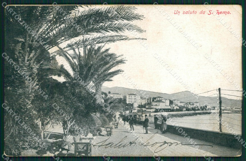 Imperia Sanremo PIEGA Cartolina ZG2105 – fronte