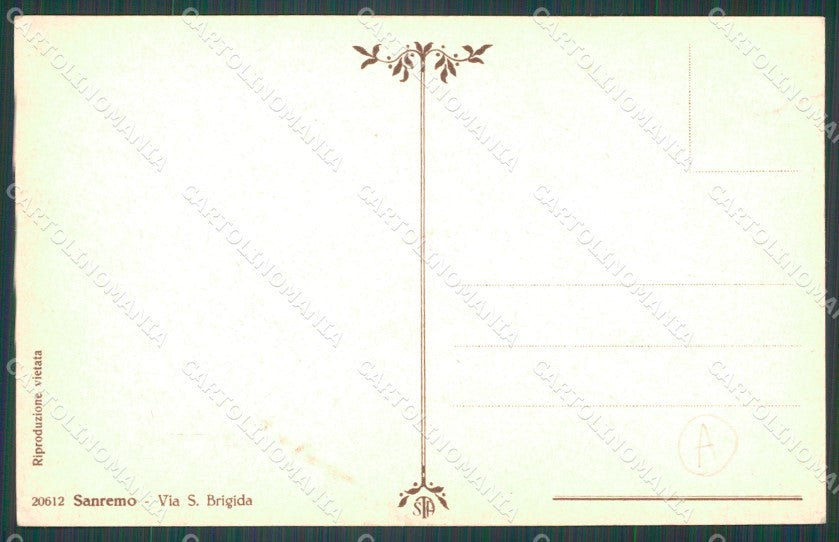 Imperia Sanremo Cartolina ZG2108 – retro