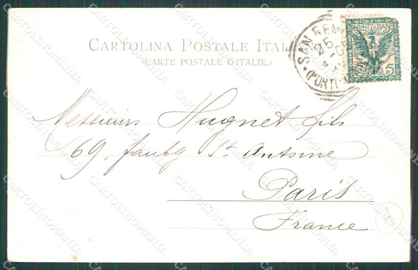 Imperia Sanremo Cartolina ZG2109 – retro