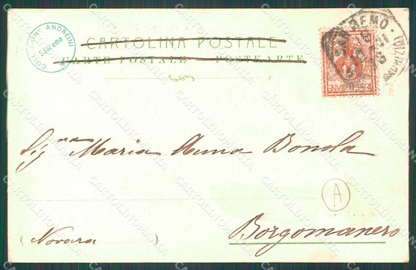 Imperia Sanremo Cartolina ZG2116 – retro