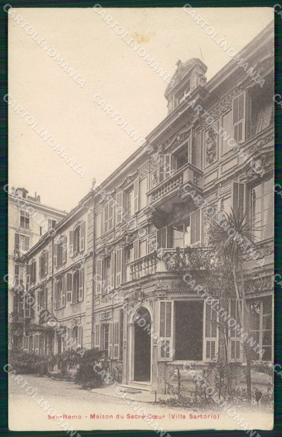 Imperia Sanremo Villa Sartorio Cartolina ZG2118 – fronte