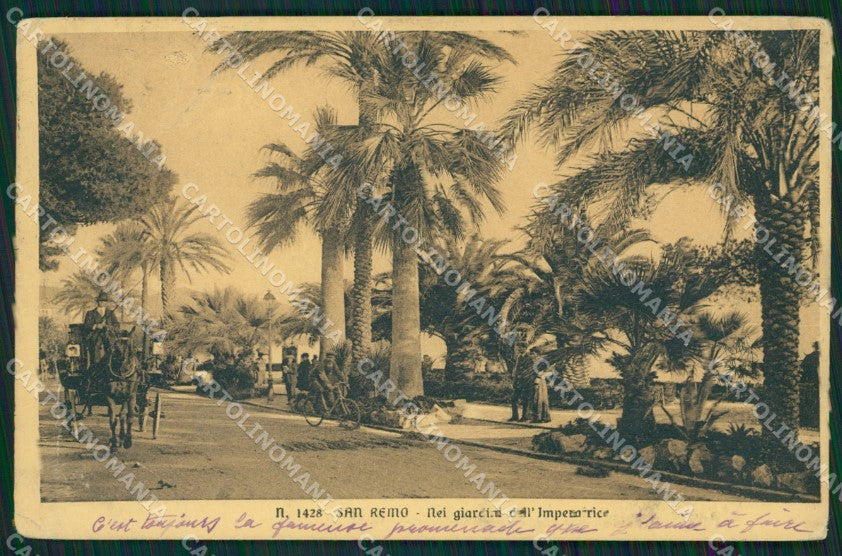 Imperia Sanremo Carrozza PIEGHE Cartolina ZG2123 – fronte
