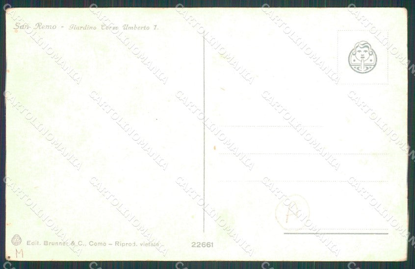 Imperia Sanremo Cartolina ZG2128 – retro