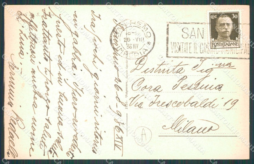 Imperia Sanremo Barche Cartolina ZG2136 – retro
