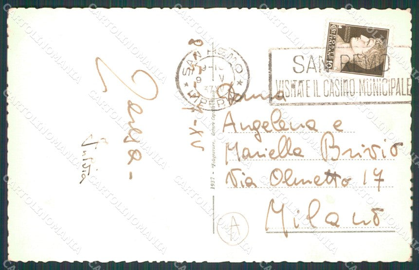 Imperia Sanremo Cartolina ZG2139 – retro