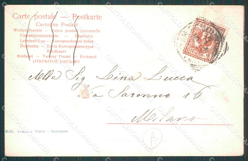 Imperia Sanremo PIEGHE Cartolina ZG2149 – retro