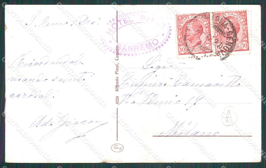 Imperia Sanremo PIEGHE Cartolina ZG2154 – retro